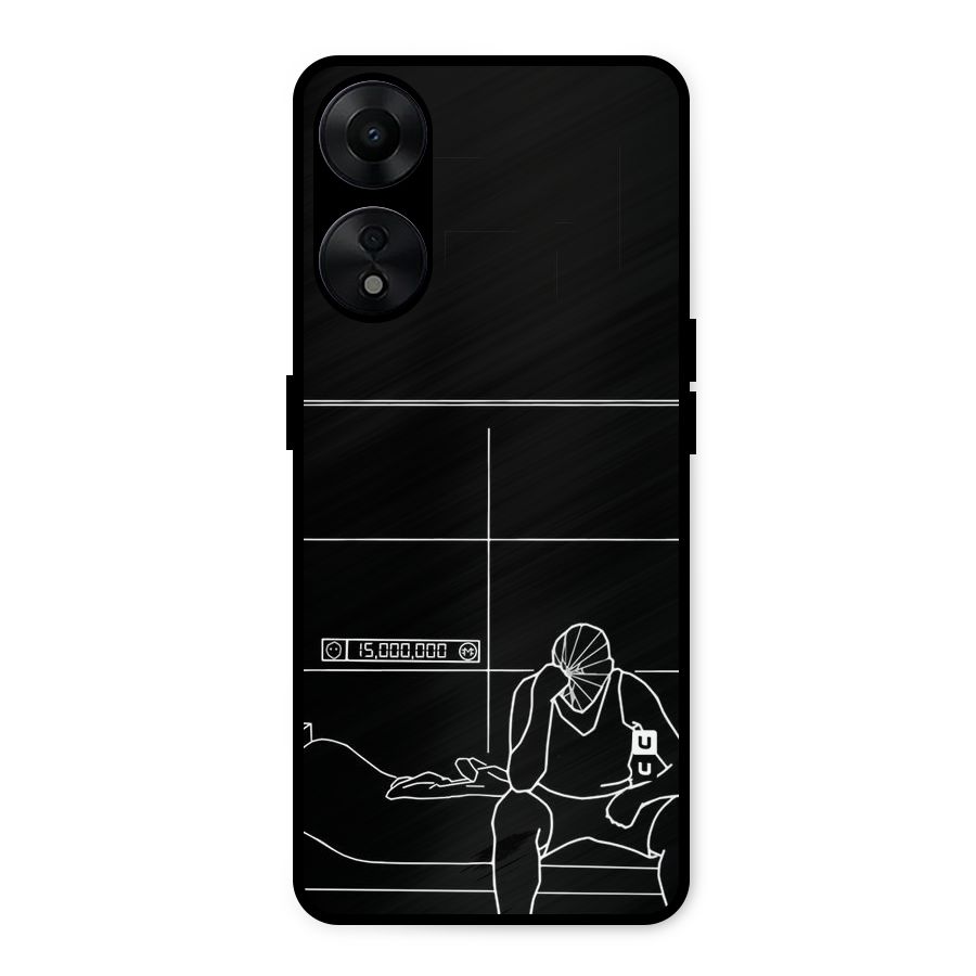 Teen Merits Metal Back Case for Oppo A78 5G