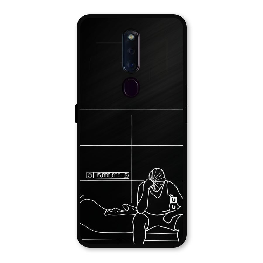 Teen Merits Metal Back Case for Oppo F11 Pro