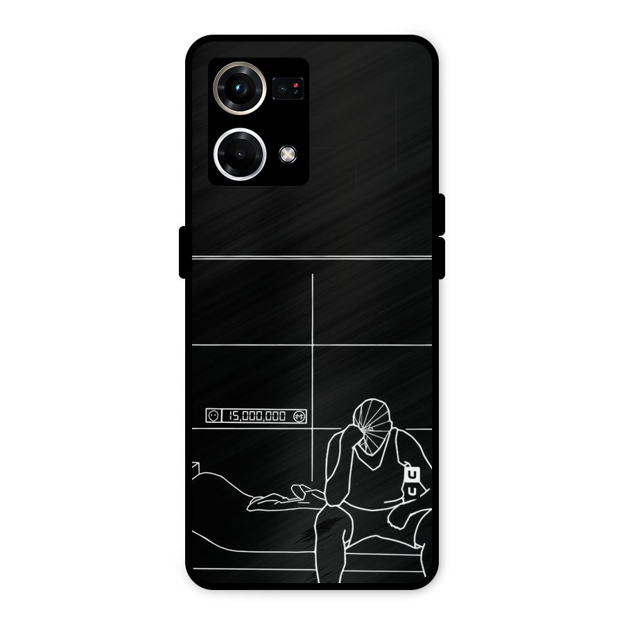 Teen Merits Metal Back Case for Oppo F21 Pro 4G