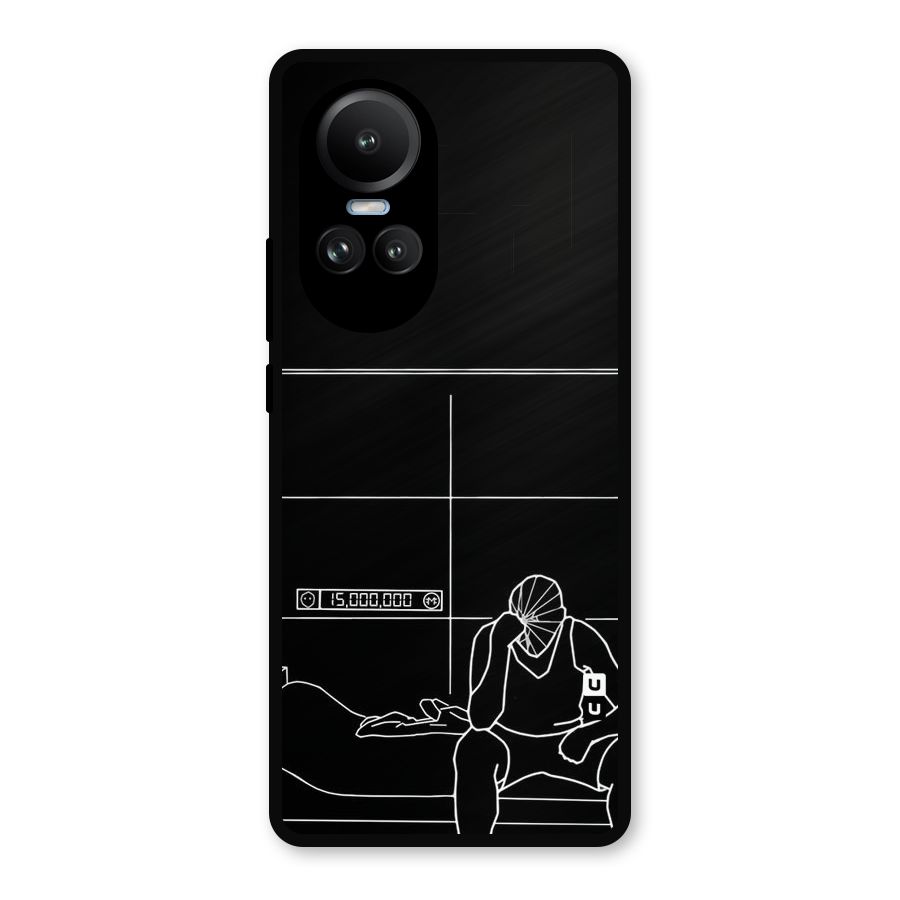 Teen Merits Metal Back Case for Oppo Reno10