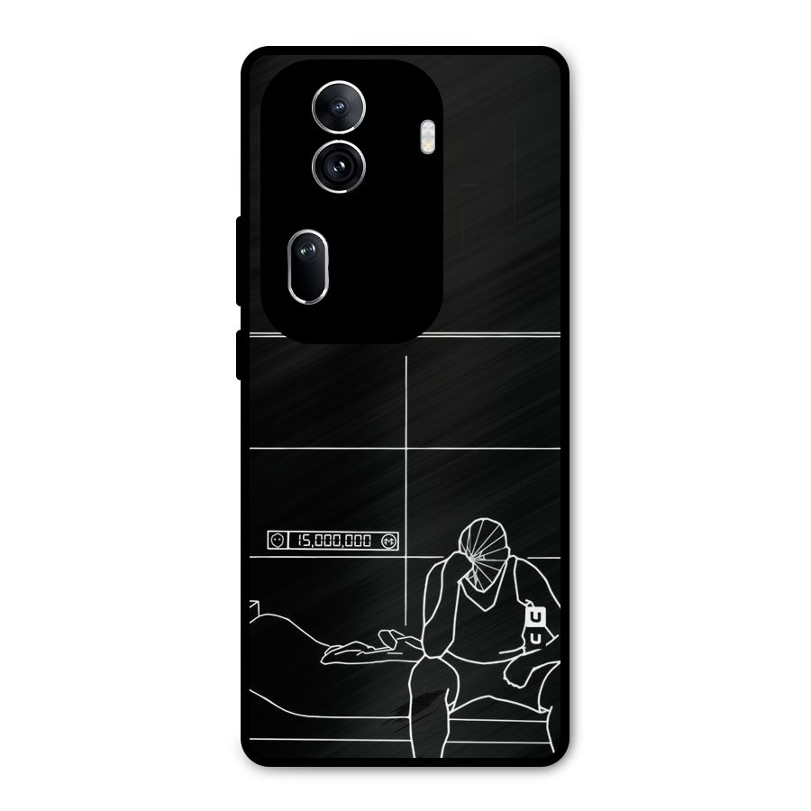 Teen Merits Metal Back Case for Oppo Reno11 Pro 5G