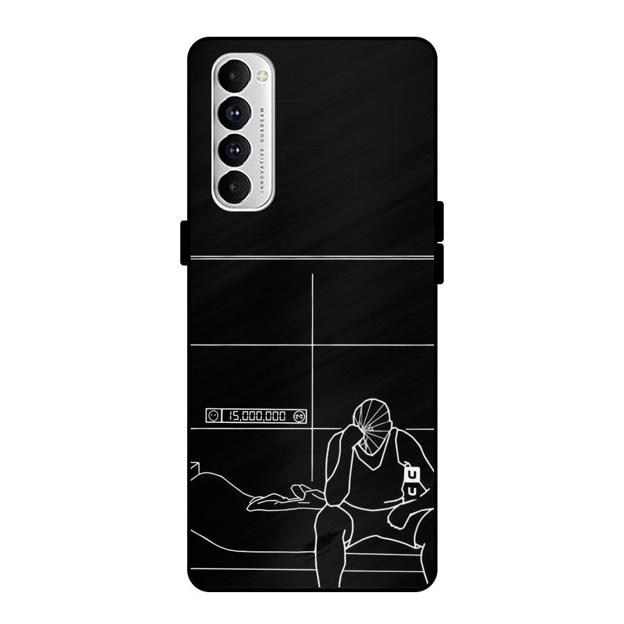 Teen Merits Metal Back Case for Oppo Reno4 Pro
