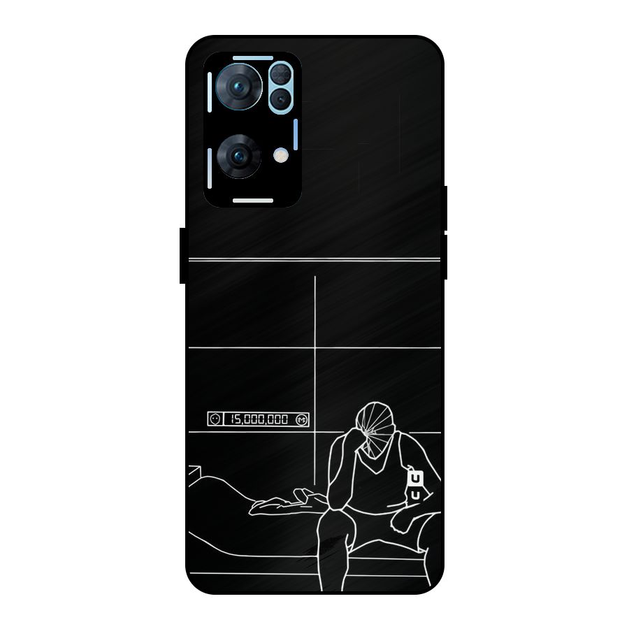 Teen Merits Metal Back Case for Oppo Reno7 Pro 5G