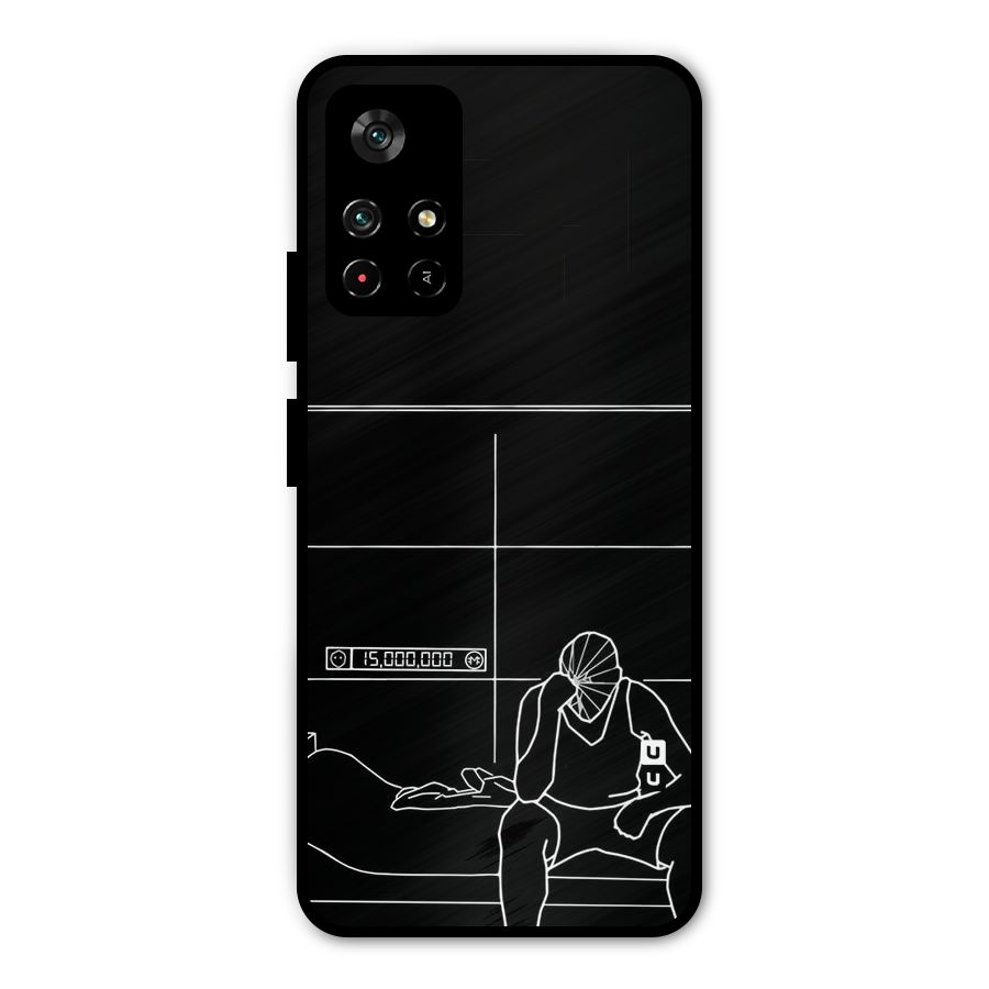 Teen Merits Metal Back Case for Poco M4 Pro 5G