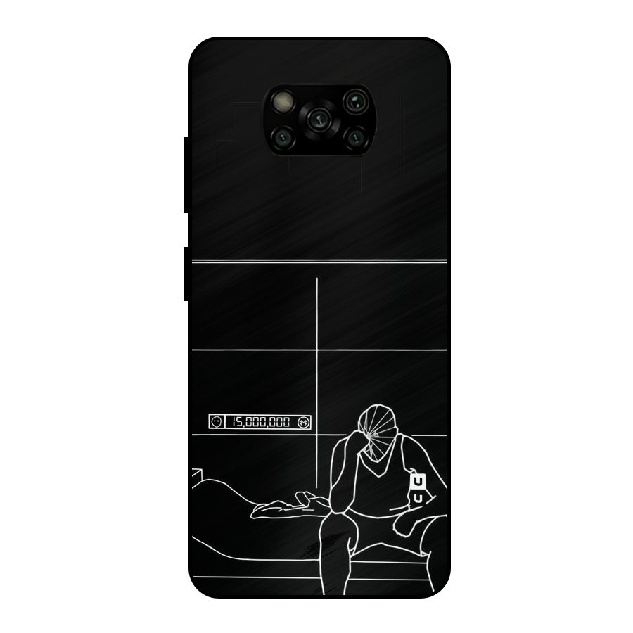Teen Merits Metal Back Case for Poco X3