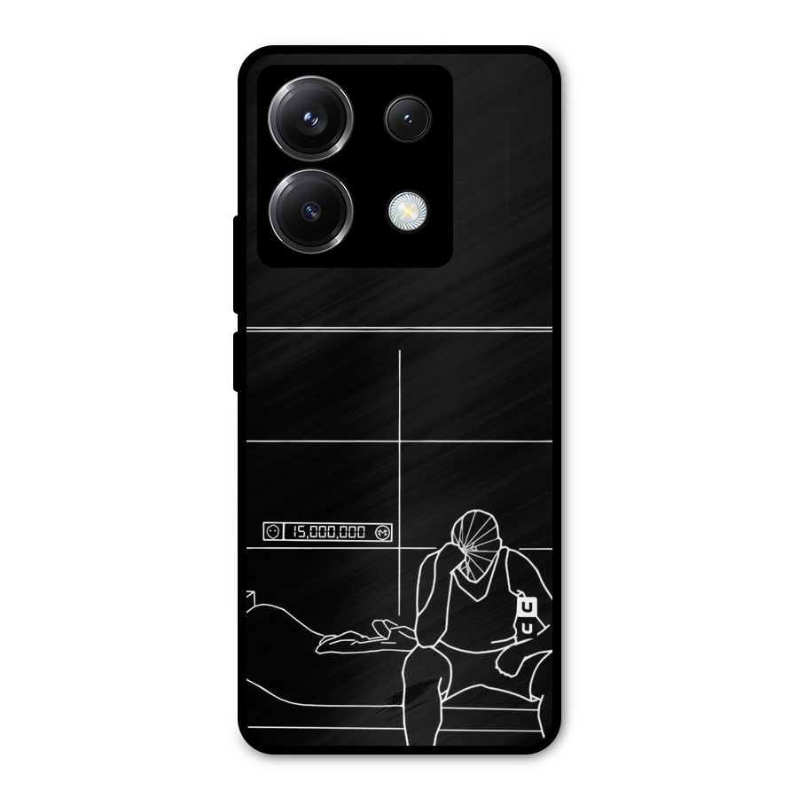 Teen Merits Metal Back Case for Poco X6