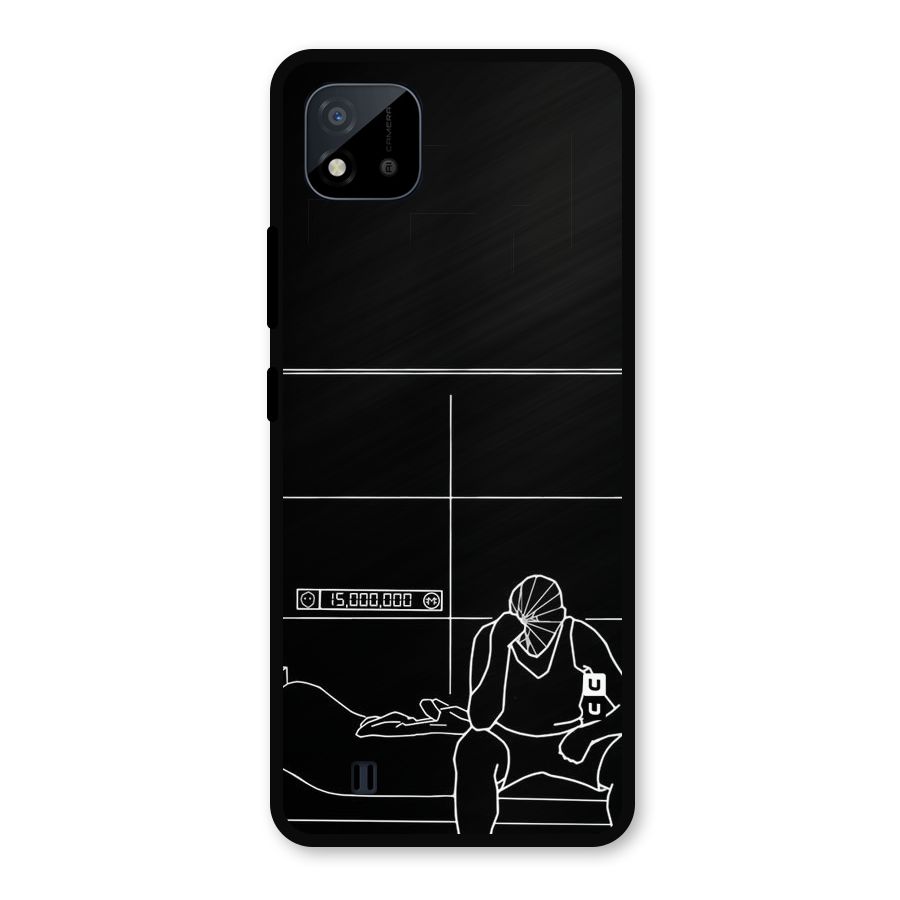 Teen Merits Metal Back Case for Realme C11 2021