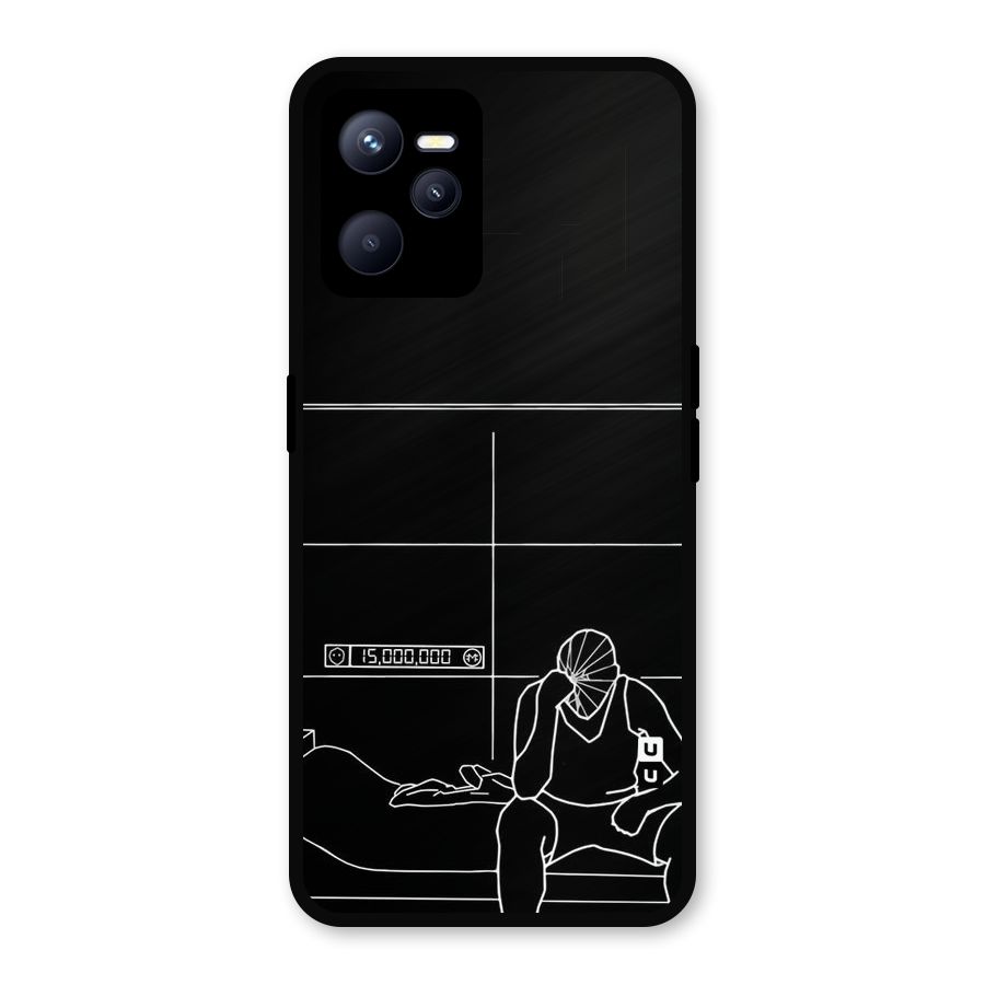 Teen Merits Metal Back Case for Realme C35