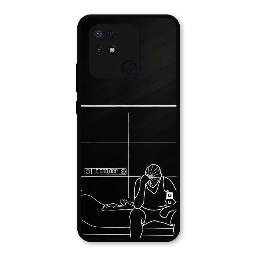 Teen Merits Metal Back Case for Redmi 10 Power