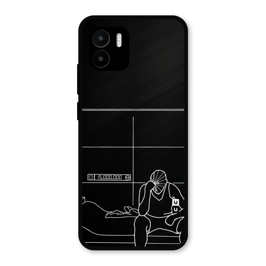 Teen Merits Metal Back Case for Redmi A2