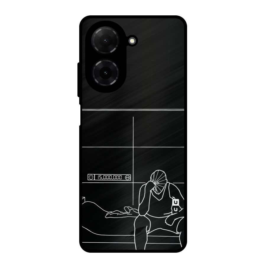 Teen Merits Metal Back Case for Redmi A5 4G