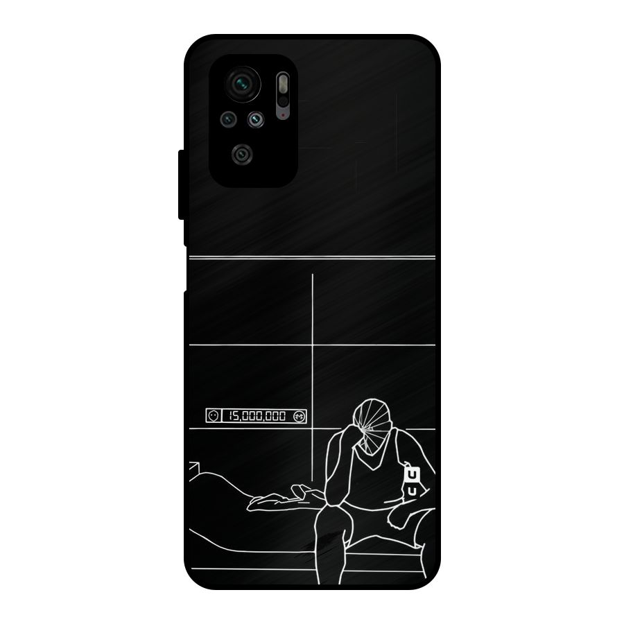 Teen Merits Metal Back Case for Redmi Note 10S