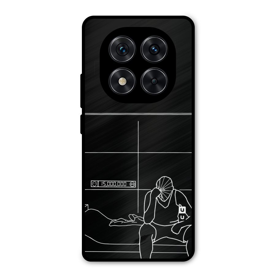 Teen Merits Metal Back Case for Redmi Note 14 Pro 5G