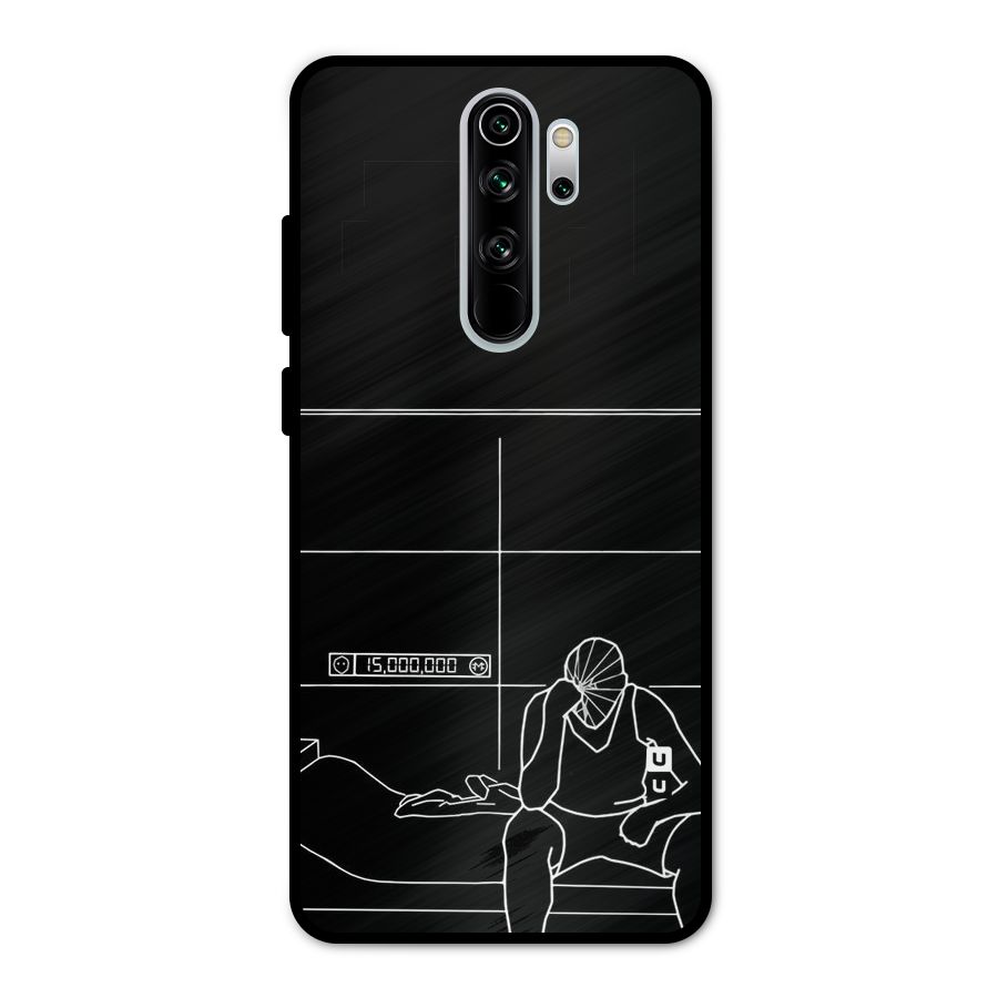 Teen Merits Metal Back Case for Redmi Note 8 Pro