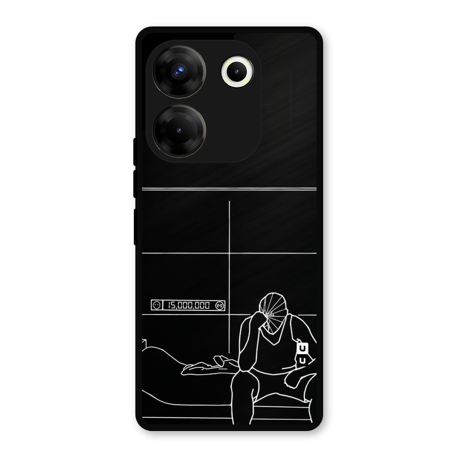Teen Merits Metal Back Case for Tecno Camon 20