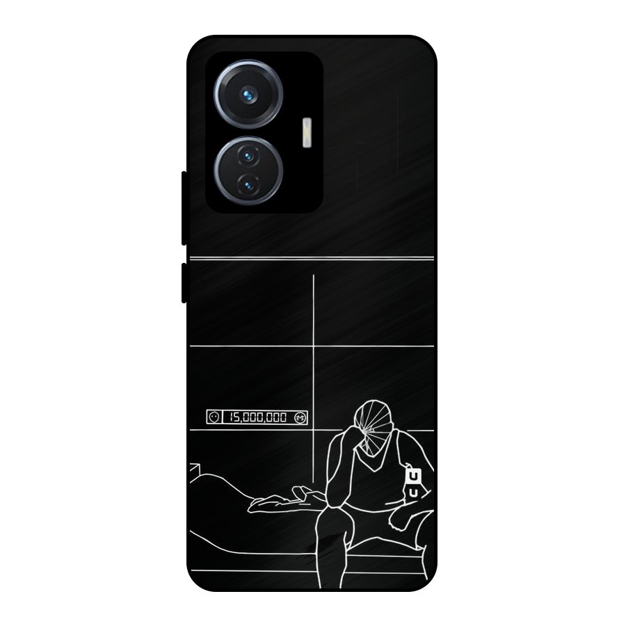 Teen Merits Metal Back Case for Vivo T1 44W