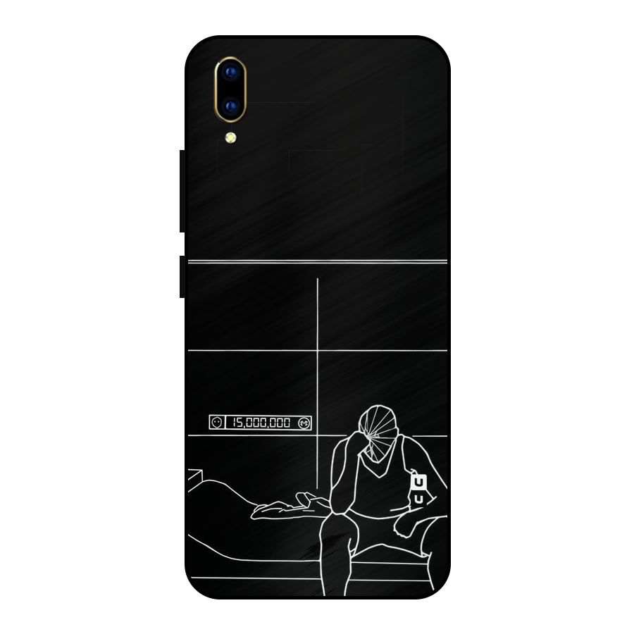 Teen Merits Metal Back Case for Vivo V11 Pro