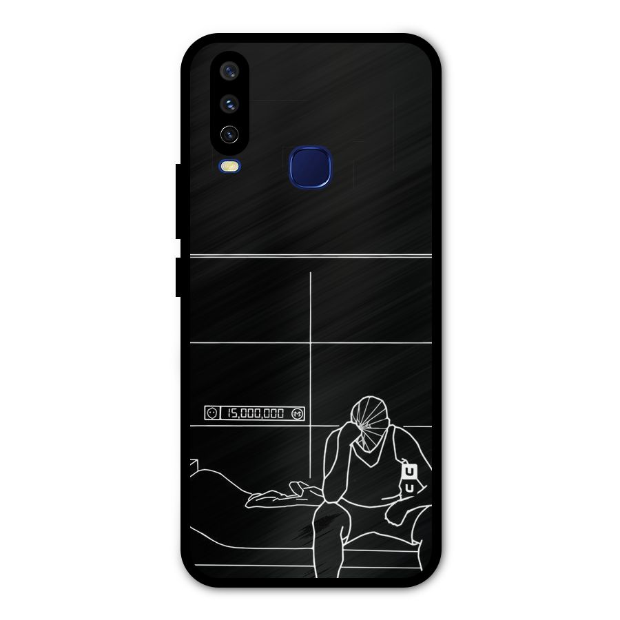 Teen Merits Metal Back Case for Vivo V17
