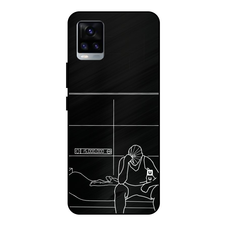 Teen Merits Metal Back Case for Vivo V20 2021