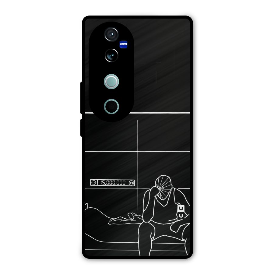 Teen Merits Metal Back Case for Vivo V40
