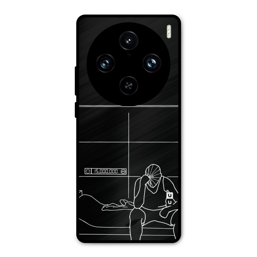 Teen Merits Metal Back Case for Vivo X100 Pro