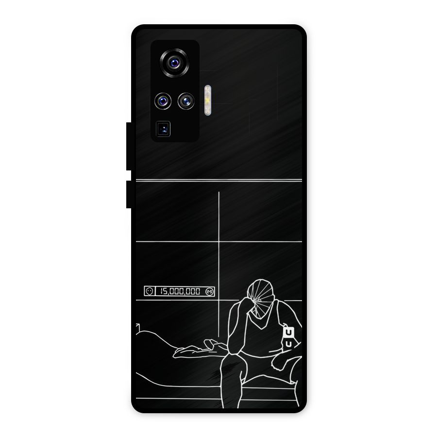 Teen Merits Metal Back Case for Vivo X50 Pro