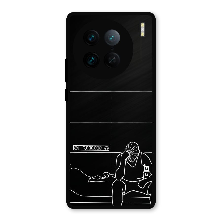 Teen Merits Metal Back Case for Vivo X90 Pro