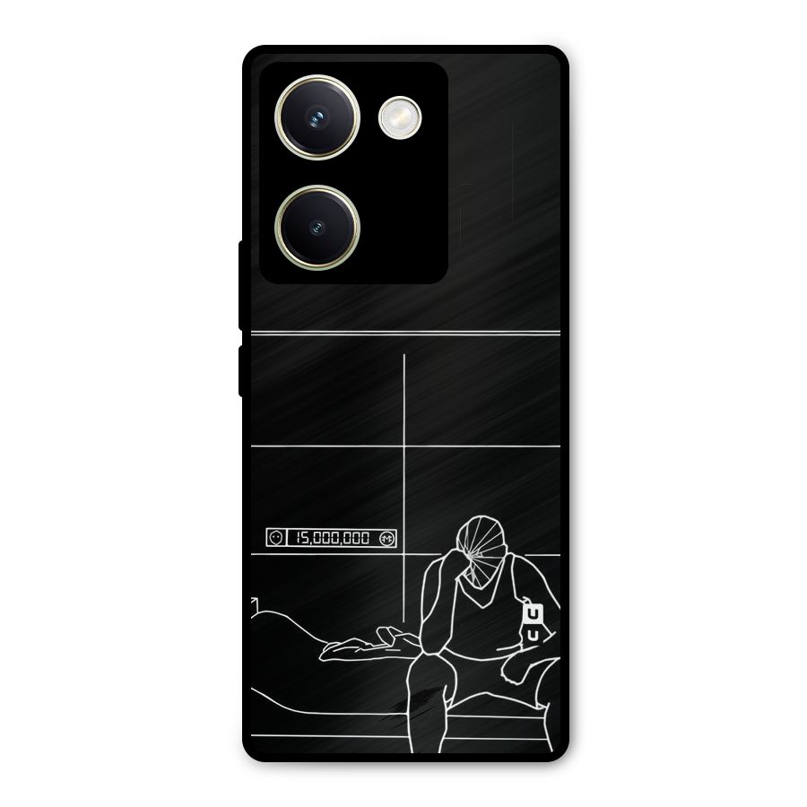 Teen Merits Metal Back Case for Vivo Y200 Pro