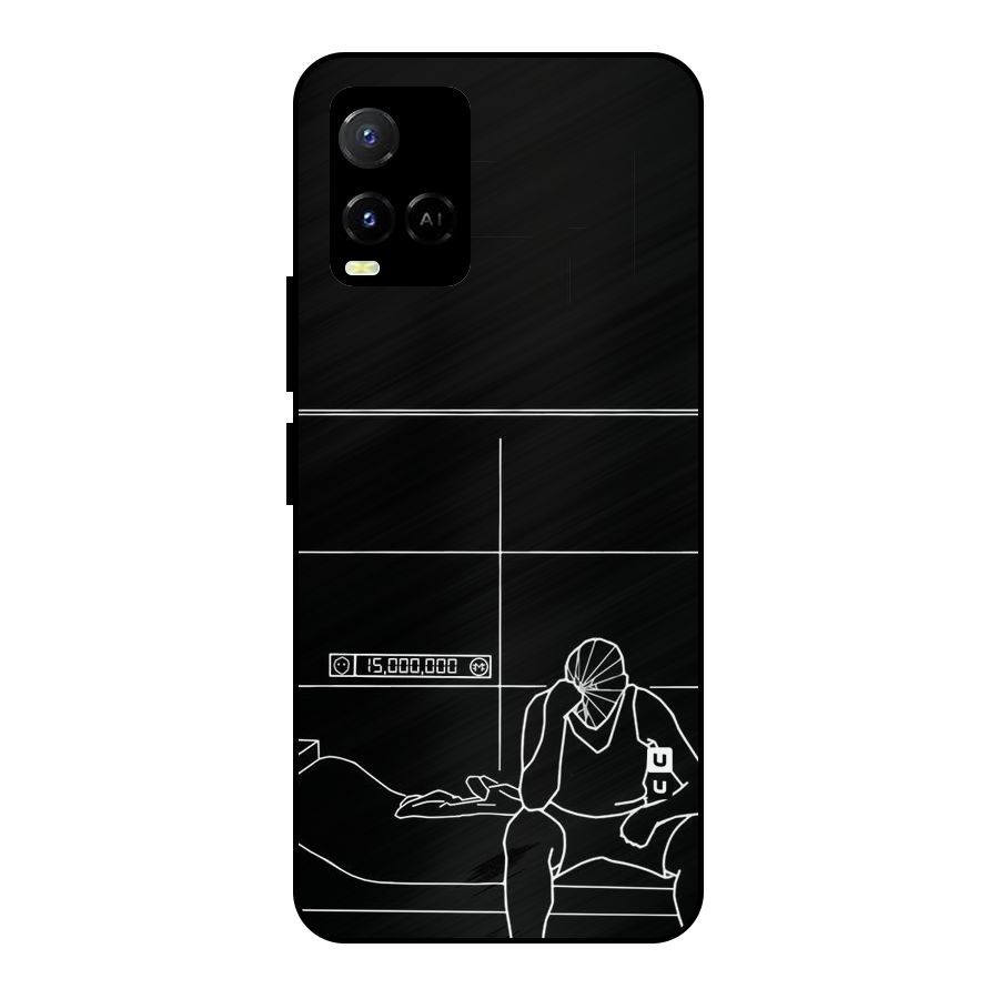 Teen Merits Metal Back Case for Vivo Y21