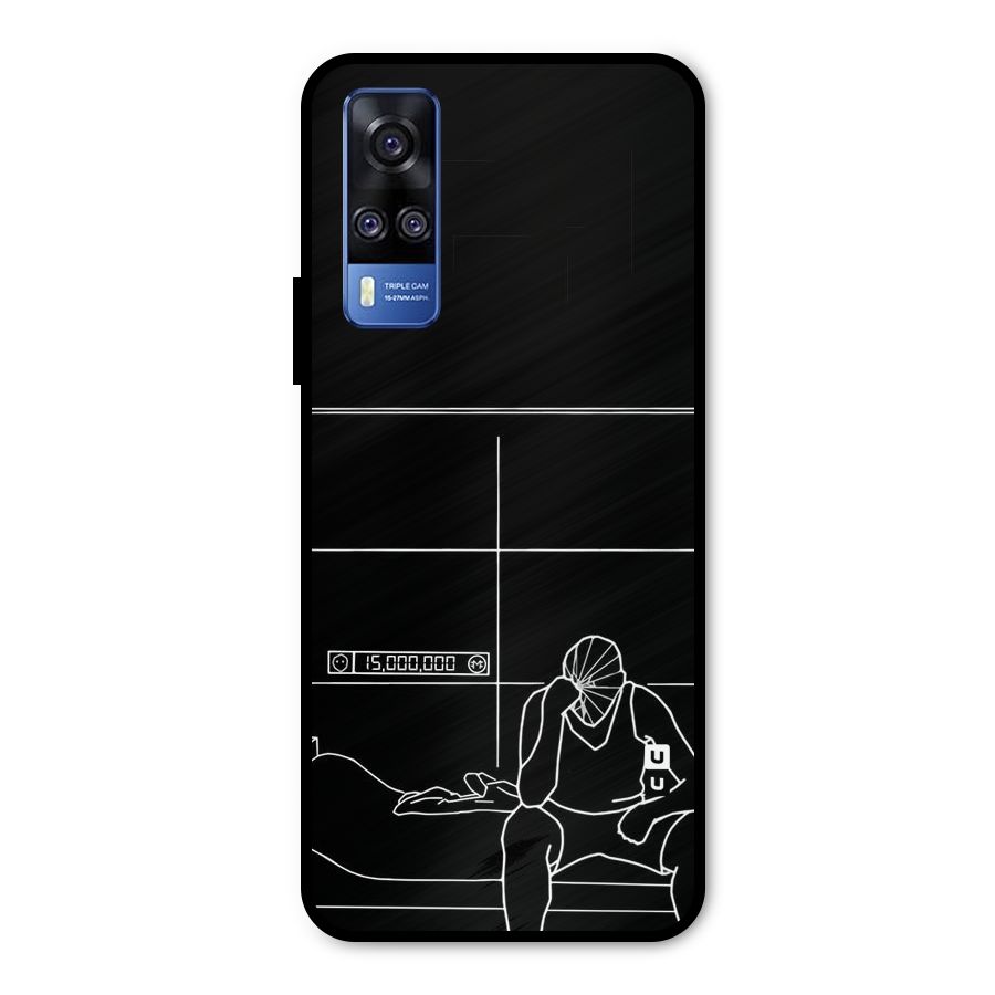 Teen Merits Metal Back Case for Vivo Y31