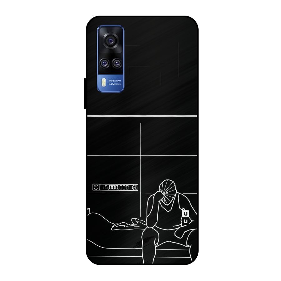 Teen Merits Metal Back Case for Vivo Y51