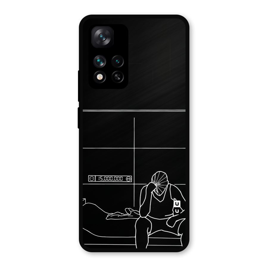 Teen Merits Metal Back Case for Xiaomi 11i Hypercharge 5G