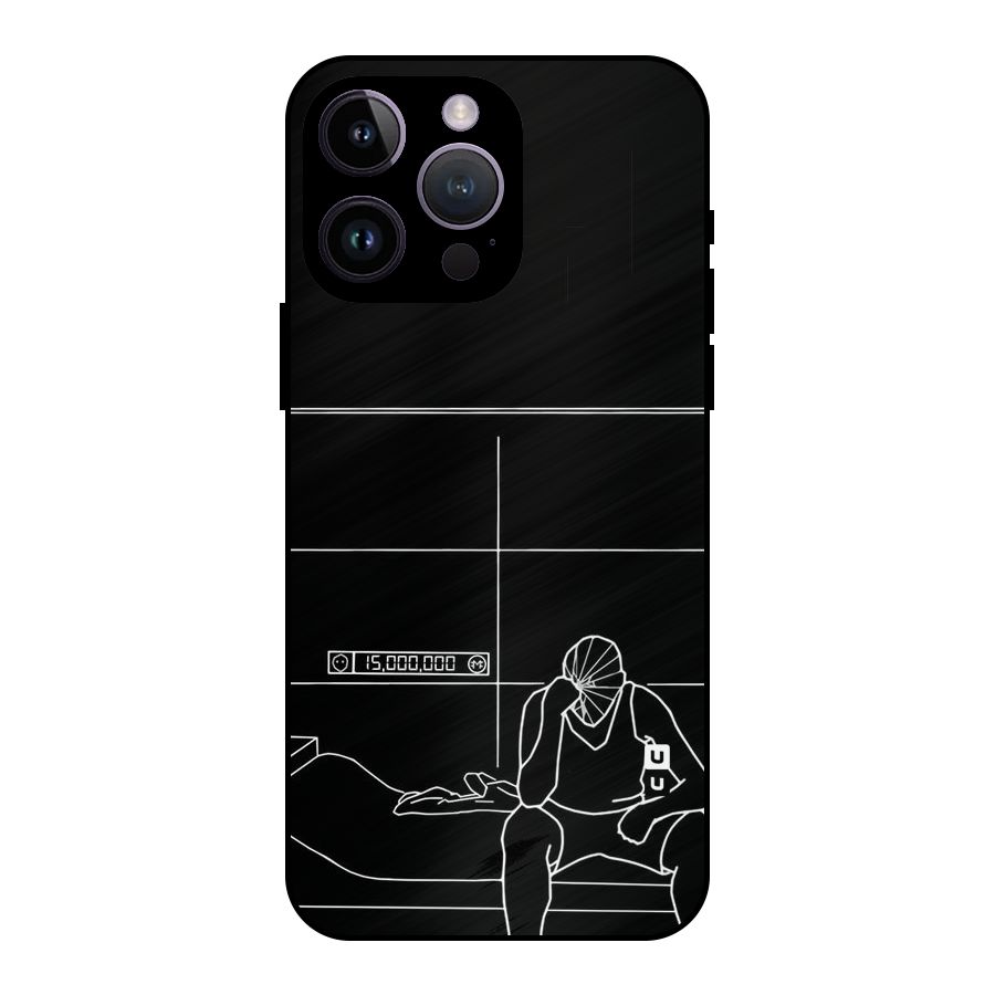 Teen Merits Metal Back Case for iPhone 14 Pro Max