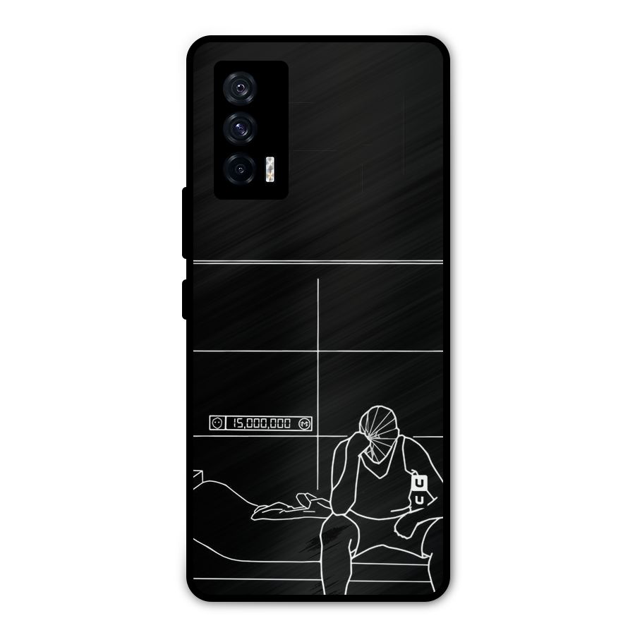 Teen Merits Metal Back Case for iQOO 7 5G