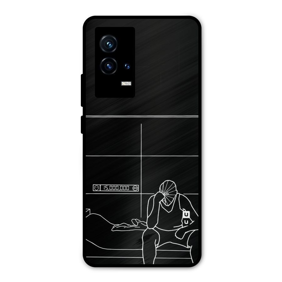 Teen Merits Metal Back Case for iQOO 9 5G