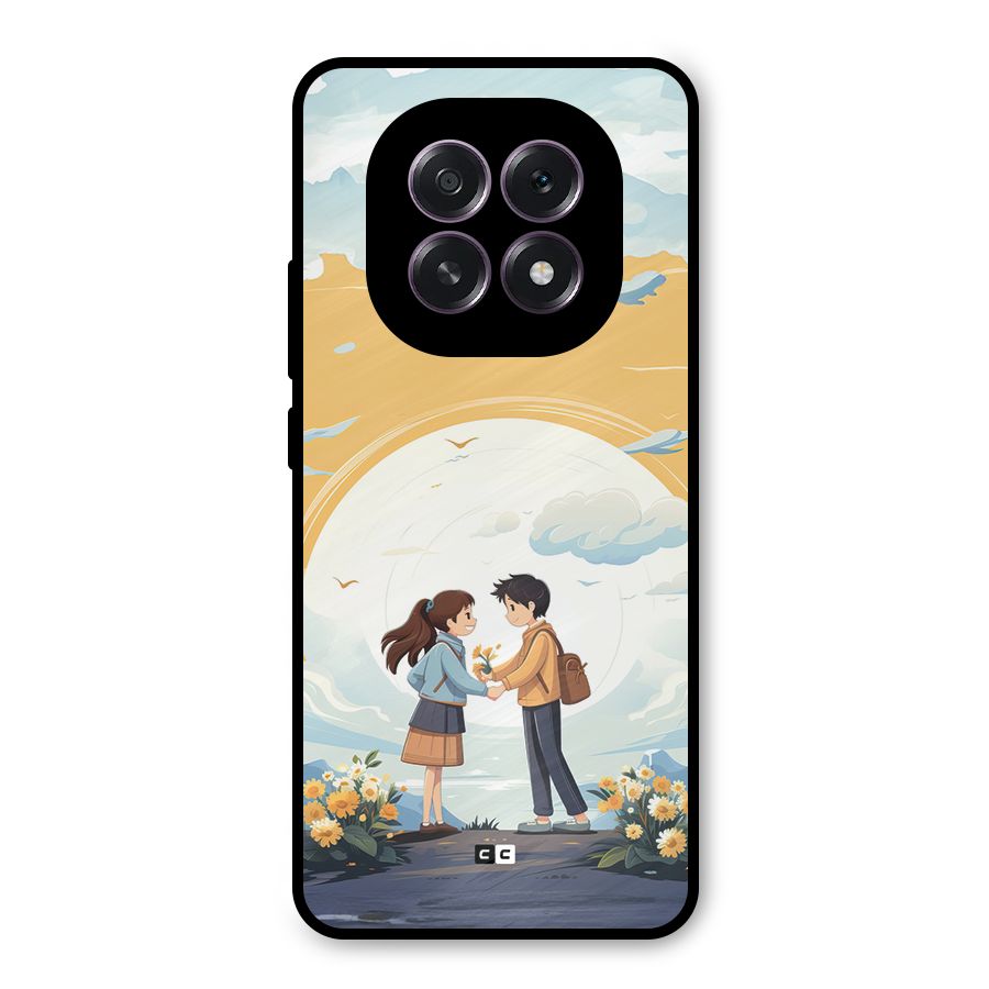 Teenage Anime Couple Metal Back Case for Oppo F29