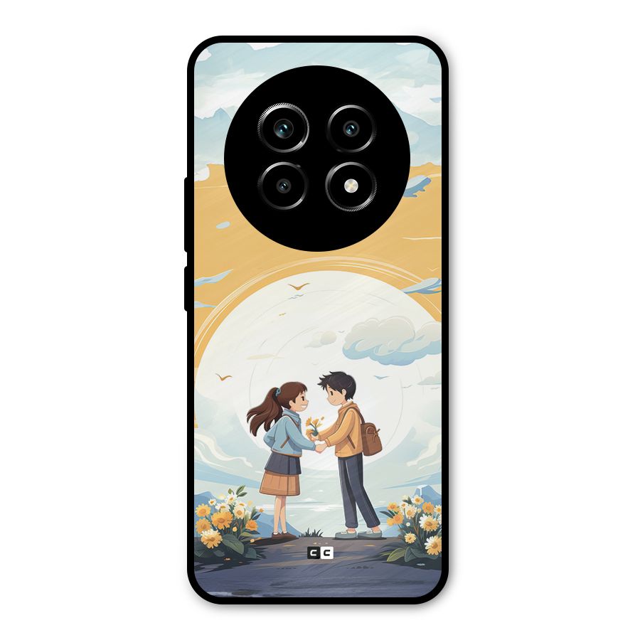 Teenage Anime Couple Metal Back Case for Realme 14 Pro Lite