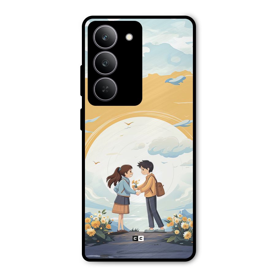Teenage Anime Couple Metal Back Case for Realme P3x