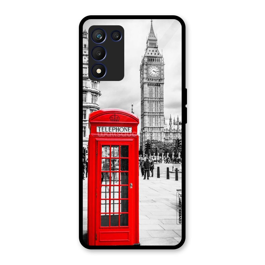 Telephone Booth Glass Back Case for Realme 9 5G Speed