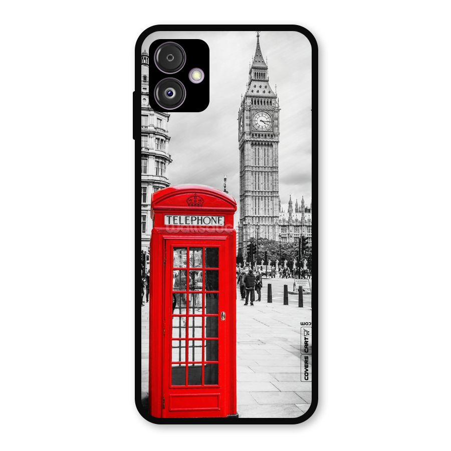 Telephone Booth Metal Back Case for Galaxy F14