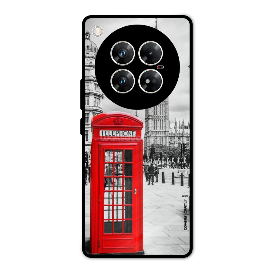 Telephone Booth Metal Back Case for Infinix Zero 40 5G
