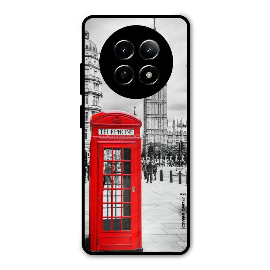 Telephone Booth Metal Back Case for Realme 13