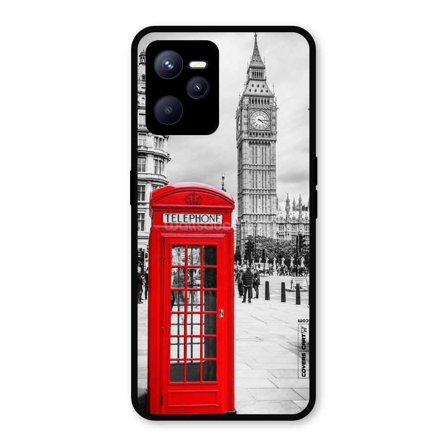 Telephone Booth Metal Back Case for Realme C35