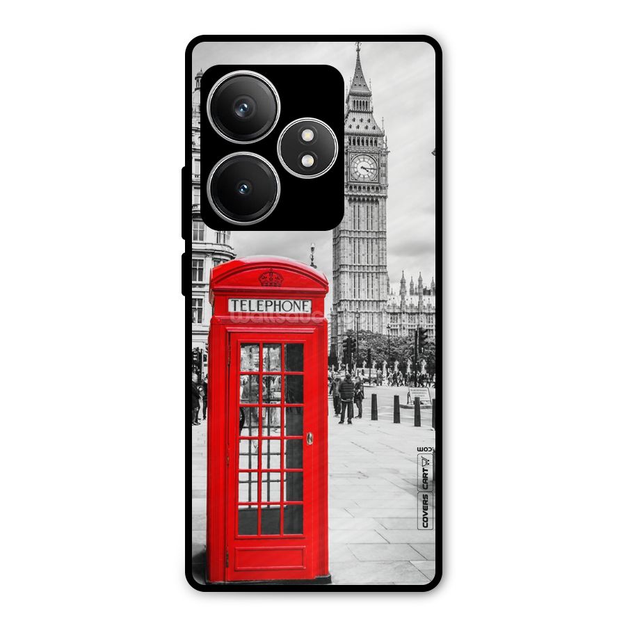 Telephone Booth Metal Back Case for Realme GT 6T