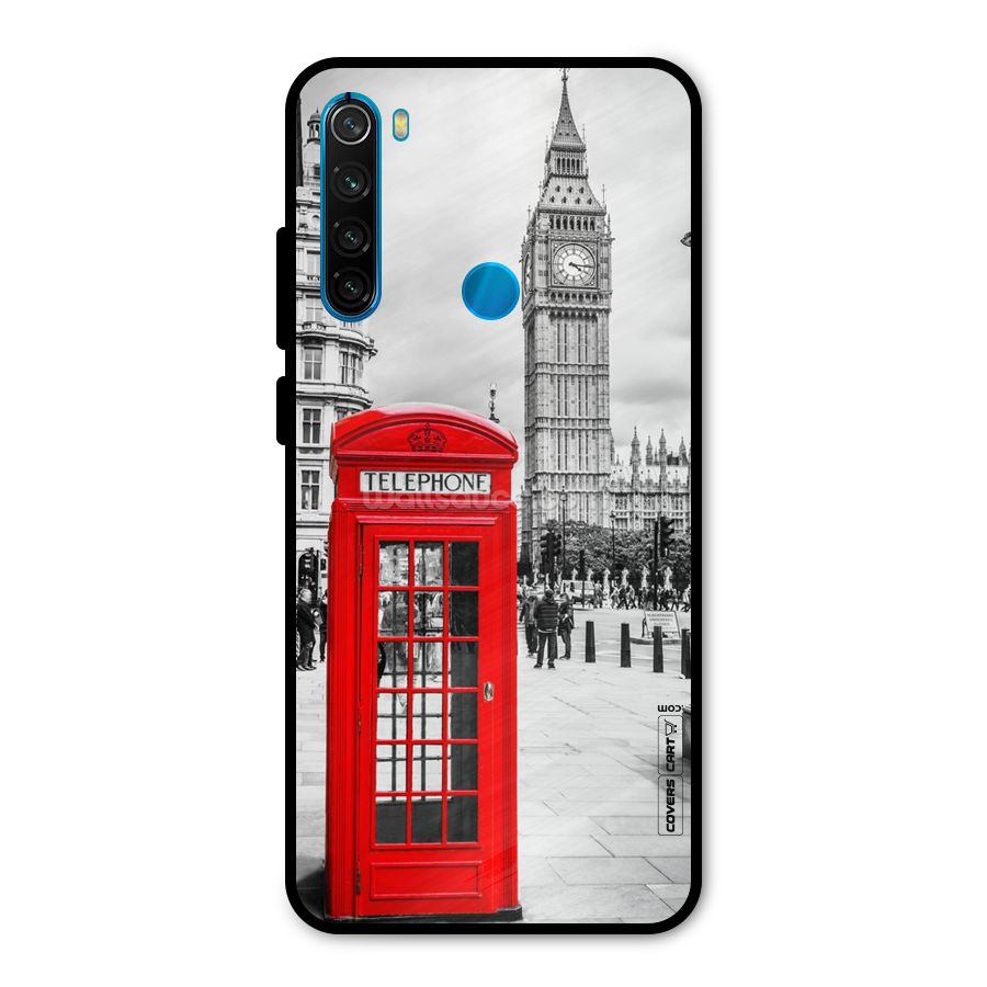 Telephone Booth Metal Back Case for Redmi Note 8