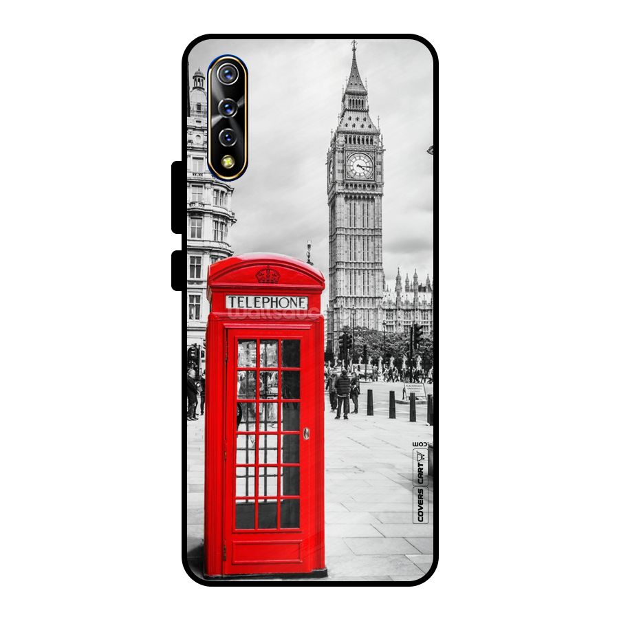 Telephone Booth Metal Back Case for Vivo S1
