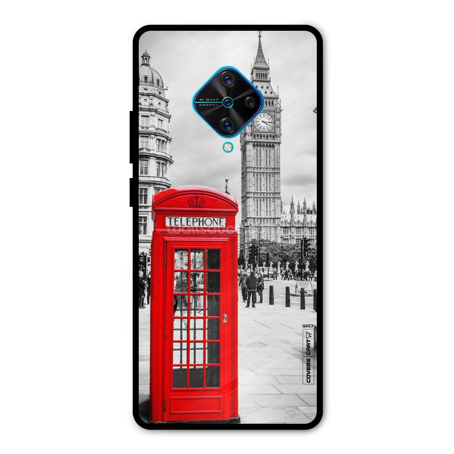 Telephone Booth Metal Back Case for Vivo S1 Pro