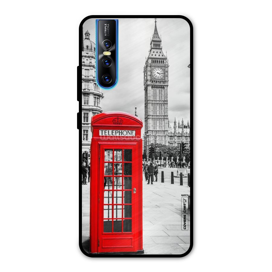 Telephone Booth Metal Back Case for Vivo V15 Pro
