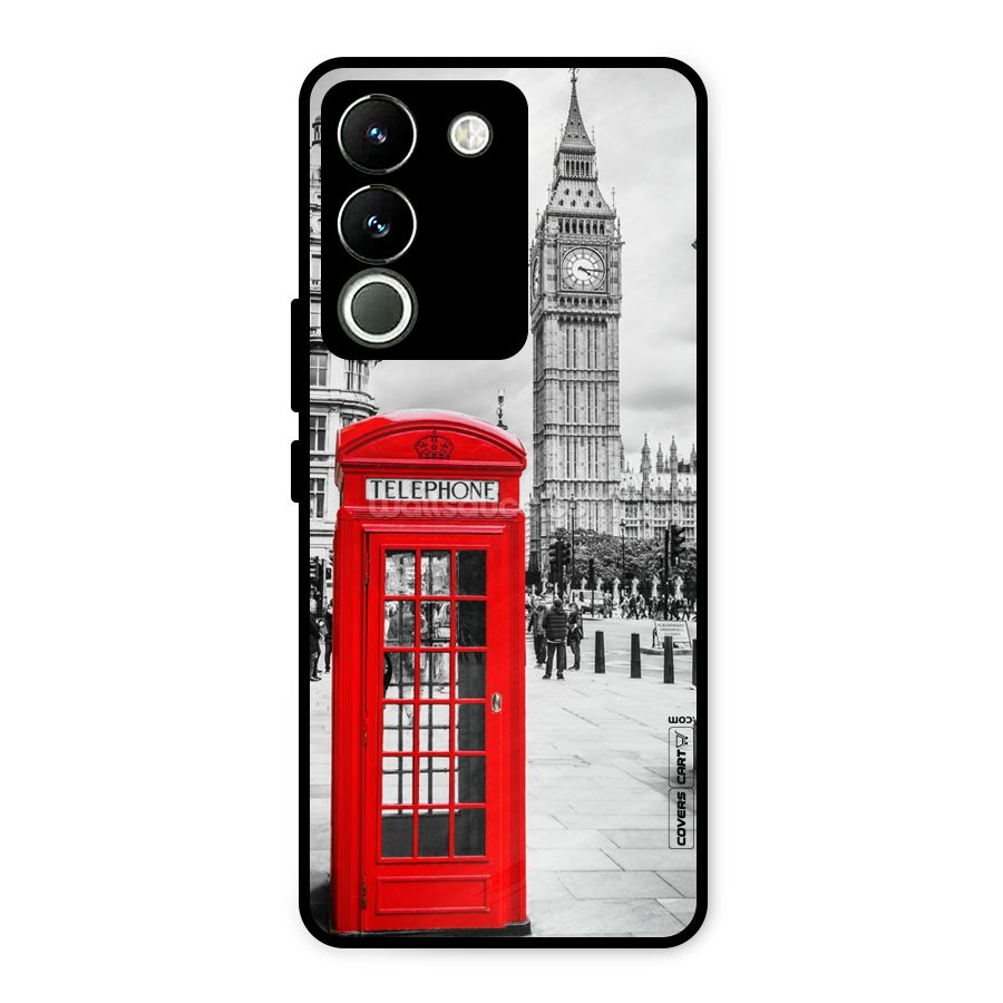 Telephone Booth Metal Back Case for Vivo Y200