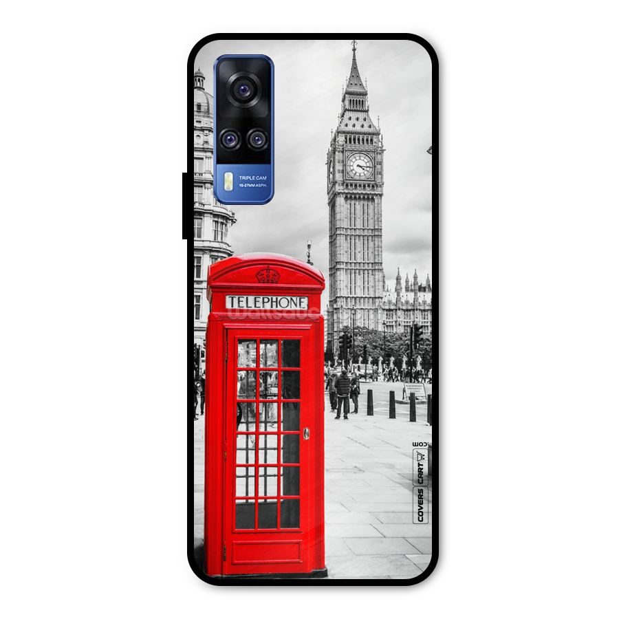 Telephone Booth Metal Back Case for Vivo Y31